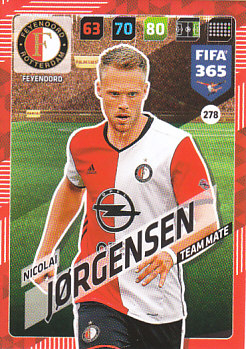 Nicolai Jorgensen Feyenoord 2018 FIFA 365 #278